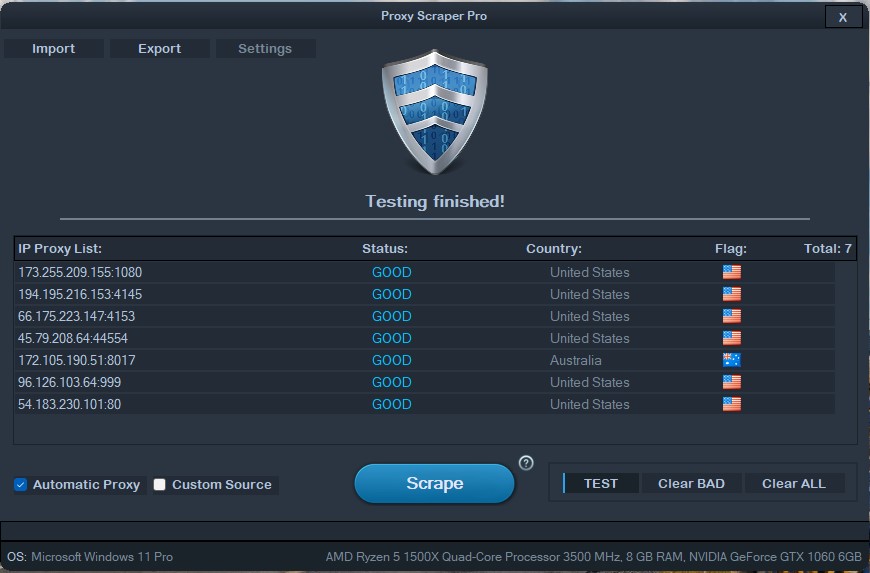 Proxy Scraper Pro