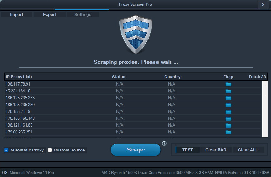 Proxy Scraper Pro